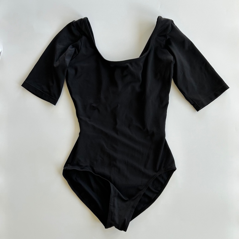So Danca Ballet Leotard Black Adult 5/M Excellent Condition